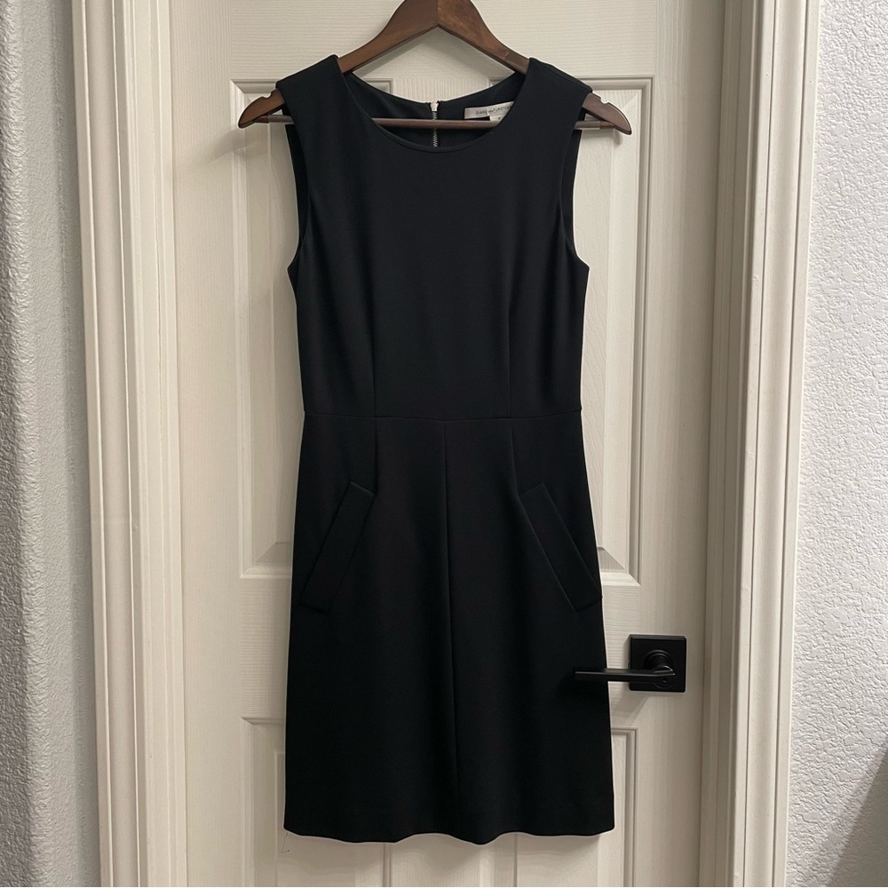 DVF Black Dress (Size 4)